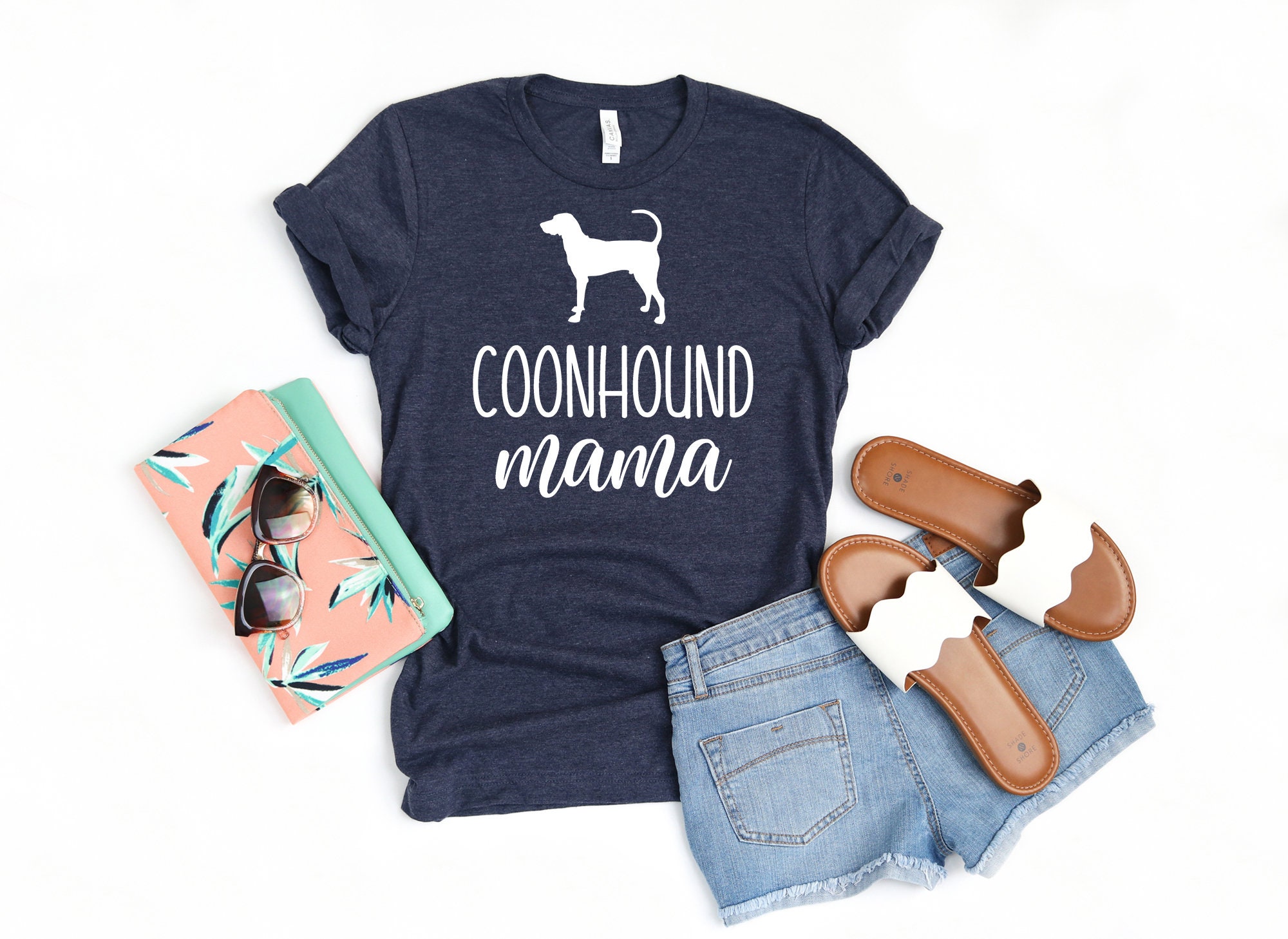 Coonhound Mama Shirt Coonhound Mom Shirt Coonhound Dog | Etsy