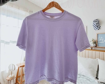 Comfort Colors Crop Tee, Boxy Cropped Shirt Comfort Colors