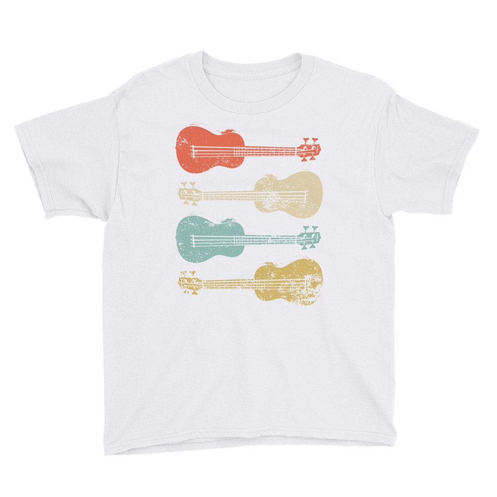 Cool Ukulele Youth Short Sleeve TShirt Distressed Ukulele Etsy