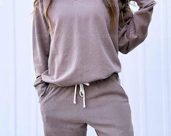 Comfort Colors Sweatpants, Soft 100% Cotton Sweatpants in Fall Colors, Comfort Colors 1469