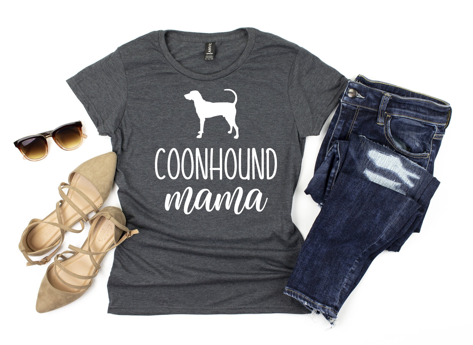 Coonhound Mama Shirt Coonhound Mom Shirt Coonhound Dog | Etsy