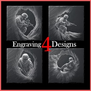 Soldier in Hole Engraving Design Patriotic PNG Laser Engraving Instant Download Graphics Designs Slate Coasters Glowforge Digital Download