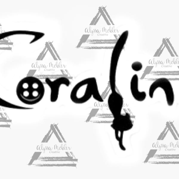 Coraline Cat Logo