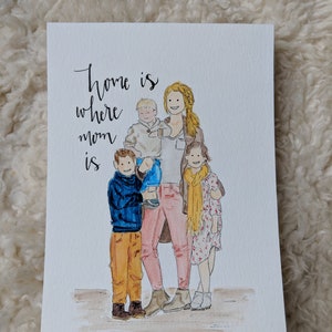 Custom family portrait
