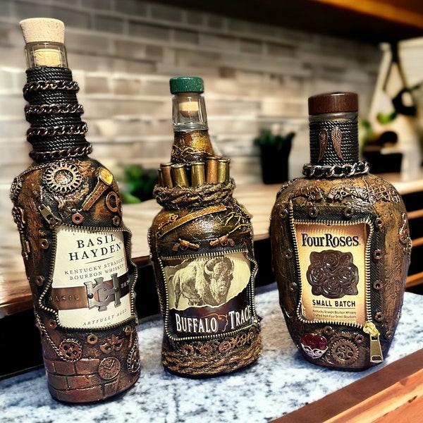 Steampunk Art Bottle