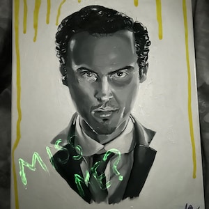 Moriarty Porträt Leinwand