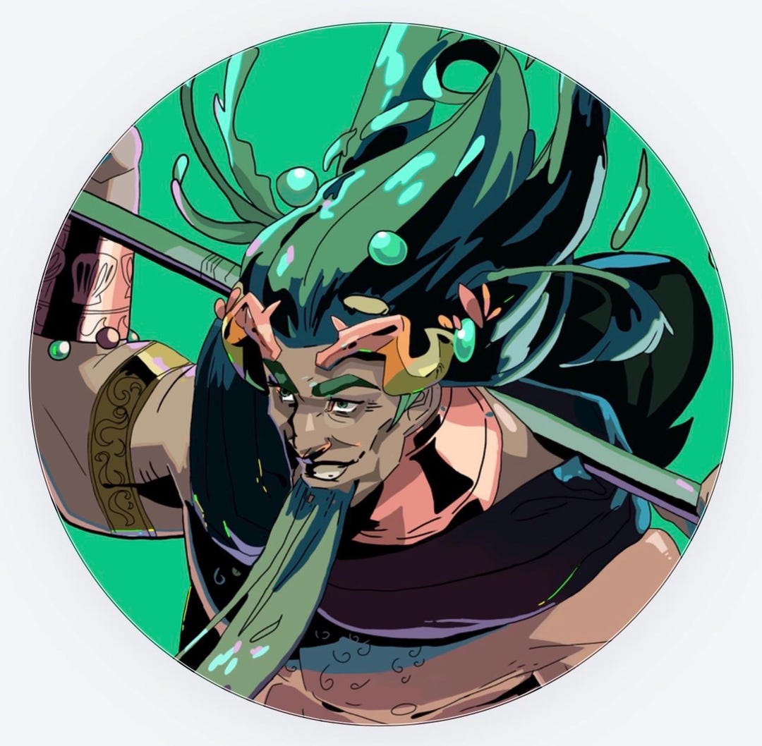 Poseidon Sticker Poseidon Sticker - Etsy