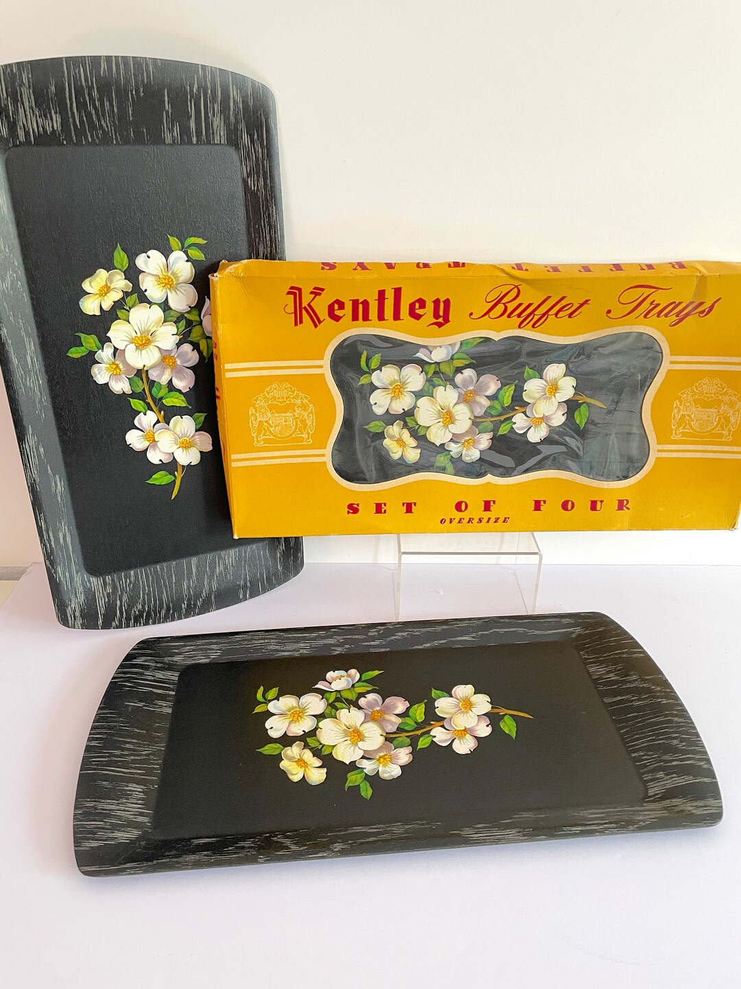 Vintage Serving Trays Vintage Kentley Buffet Trays Vintage Etsy