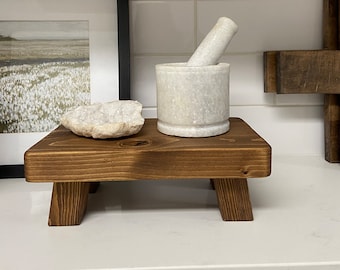 Farmhouse Wood Riser, Tiered Tray Riser, Bathroom Soap Stand, Kitchen Riser Stand, Farmhouse Wood Decor, Kitchen Decor, Bathroom Decor