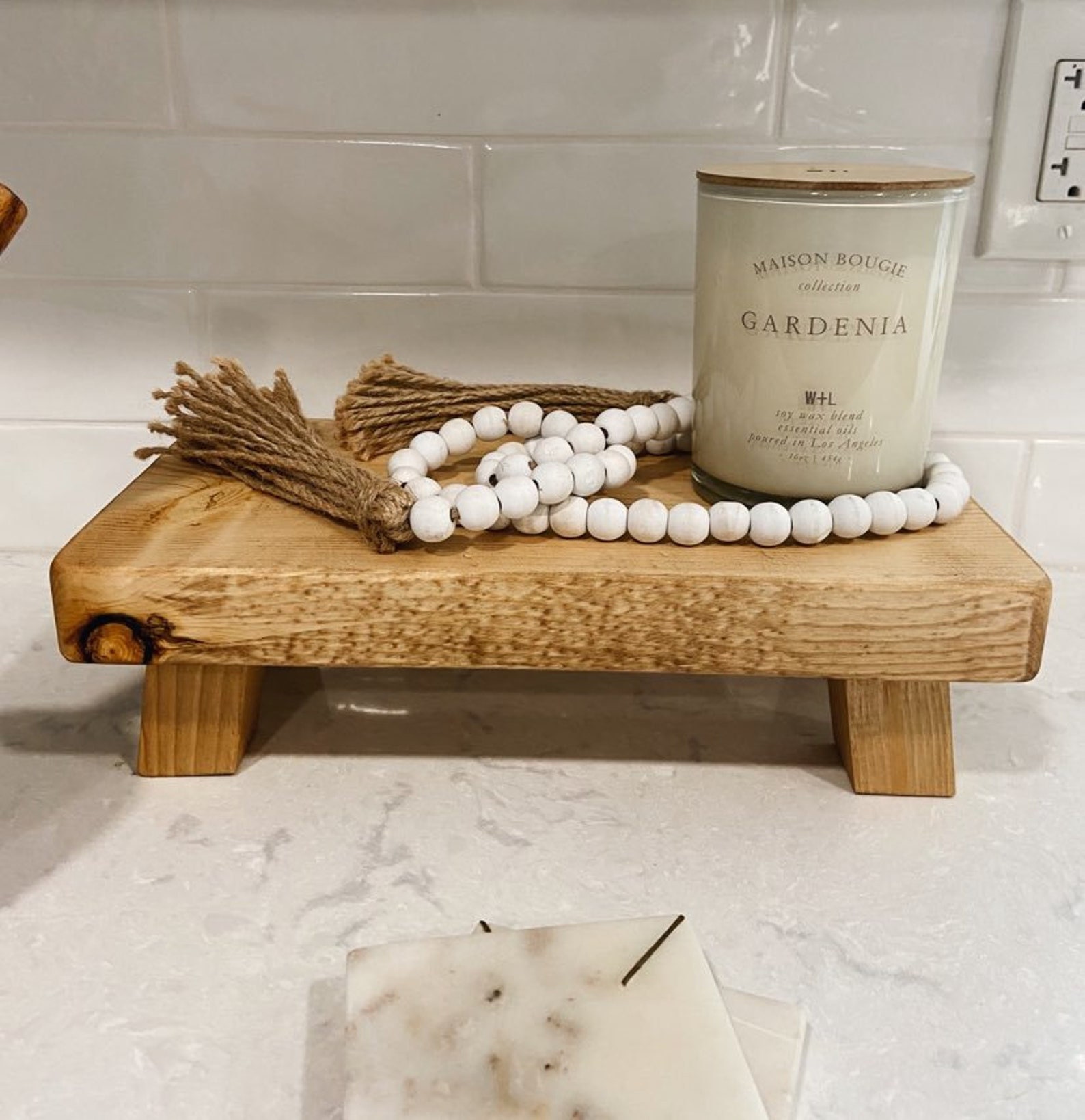 Mini Display Stool | Wooden Decor | Wooden Riser | Brown Wooden Riser ...