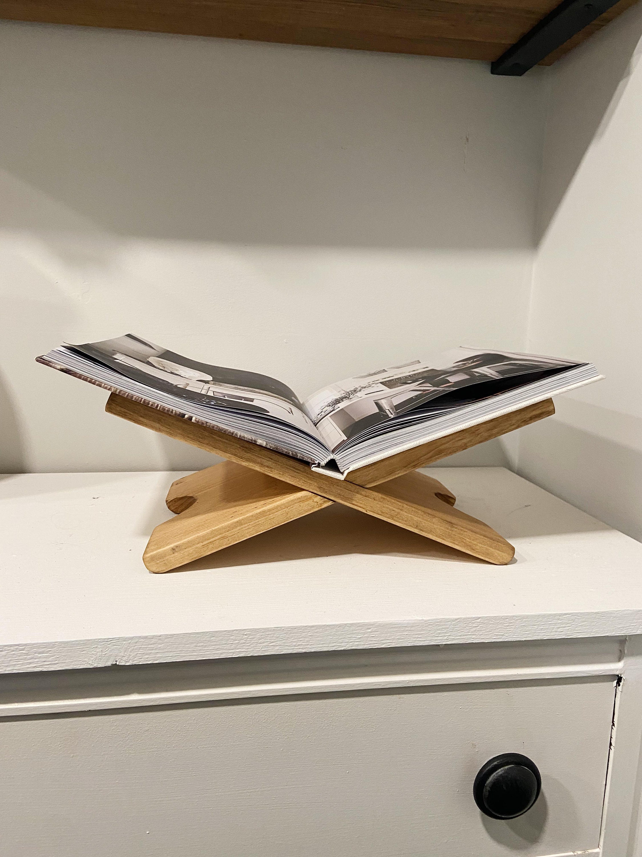 Open Book Display Wood Book Display Wood Book Stand Etsy Australia