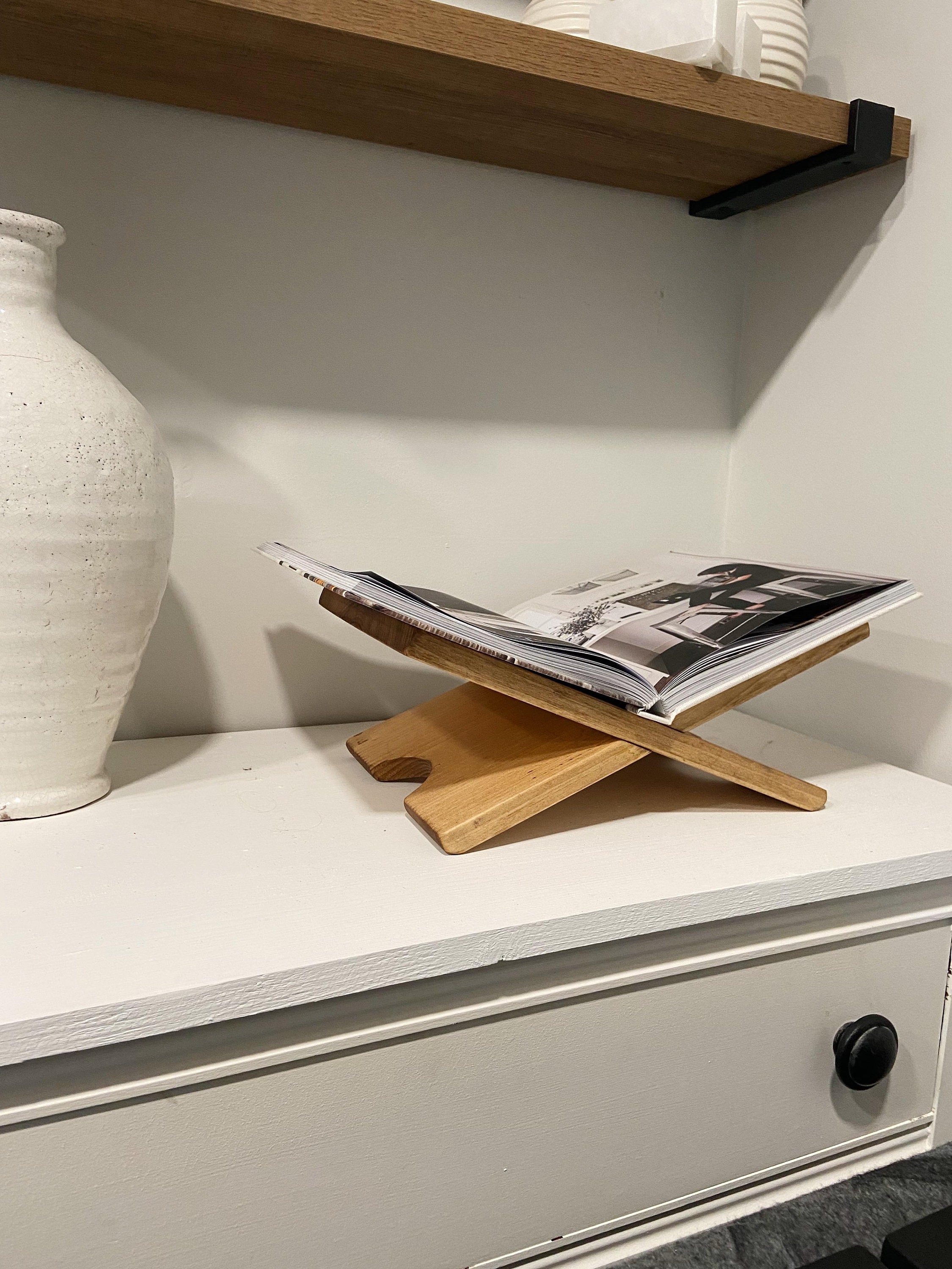 Open Book Display Wood Book Display Wood Book Stand Etsy Australia