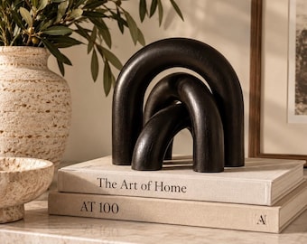 Decorative Wood Arch Object | Set of 3 Arch sculpture set | handmade arch decor | Decorative object | modern home decor | Minimalist decor