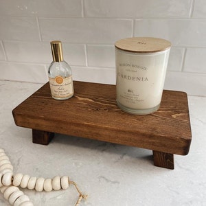 Display Stool | Wooden Decor | Wooden Riser | Brown Wooden Riser ...