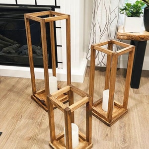 tobacco stick lanterns Rustic Spring Centerpiece: How to Style a Tobacco Stick Lantern
