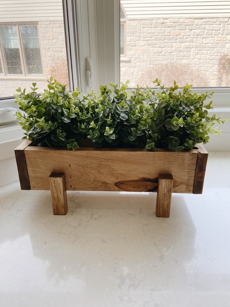 Herb Garden Stand With Legs | Wooden Planter | Garden Box Planters ...