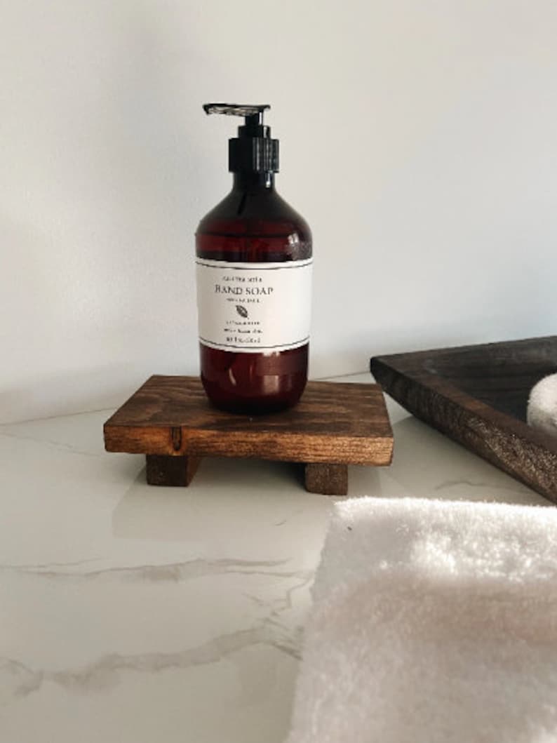 MINI Wooden Tray Wooden Soap Stand Mini Wooden Riser Stand Etsy