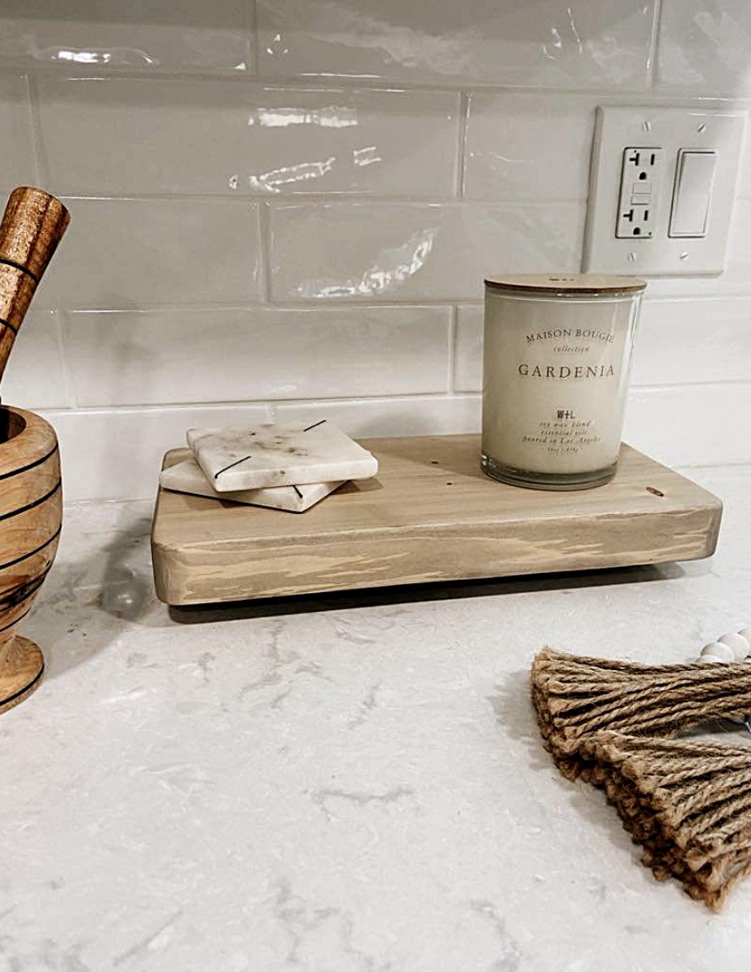 OUNONA Elegante Houten Sokkel Voor Thuismeubilair Decoratieve Basis