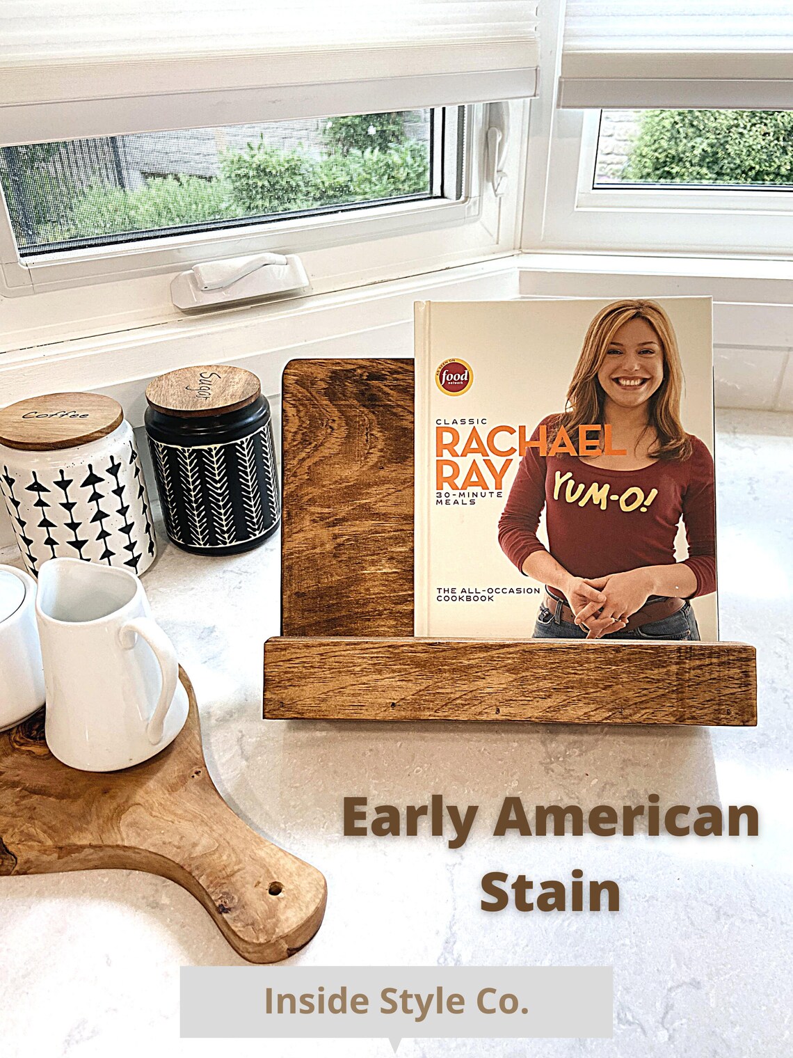 Wooden Cookbook Stand, Tablet Holder, Book Stand, Book Display Stand ...