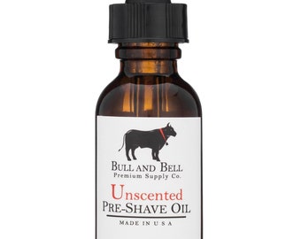 Unscented Pre-Shave Oil - by Bull and Bell Premium Supply Co.