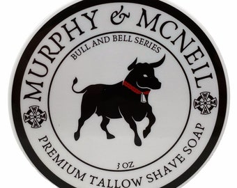 Bull and Bell Series: Bay Rum Shaving Soap - by Murphy and McNeil