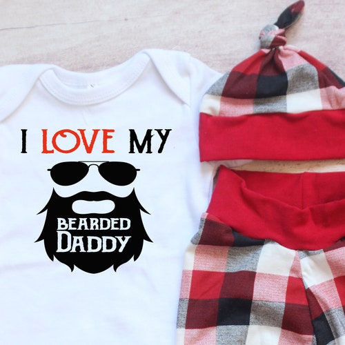 New Dad Gift Baby Boy Outfit Daddy's Dude White Etsy