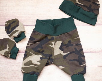 Camo Baby Boy Leggings, Army Take Home Outfit Boys, Hunting Pants, Newborn Coming Home, Shower Gift Set, Camouflage Pandemic Toddler Clothes