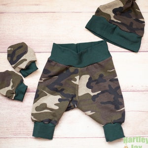 Camo Pants Leggings 100% Cotton Knit/jersey Camouflage Hunter Boy