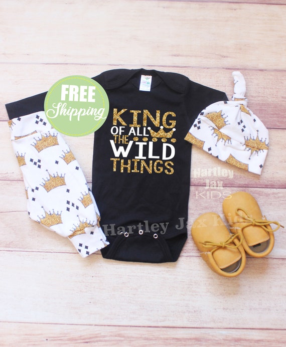 black and gold baby boy outfit
