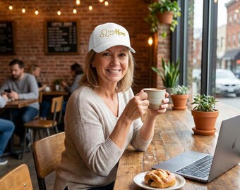 Leo Mom Baseball Cap - Zodiac Mom Hat with Gold Script
