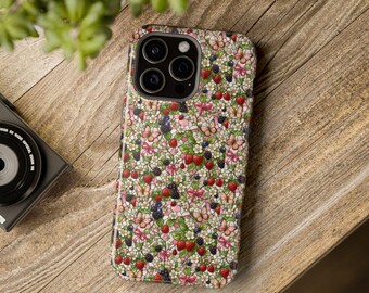 Étui de téléphone Berry Mosaic | Étui magnétique résistant aux chocs