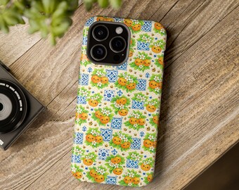 Coque de téléphone à motif de fleurs d'oranger mignonnes