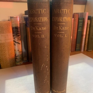 Arctic Explorations: The Second Grinnell Expedition, deel 1+2, 1856 (gesigneerd)