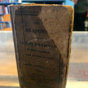 VERY RARE edit. Antique Book 1814 The Seasons by James Thomson, Samuel Johnson