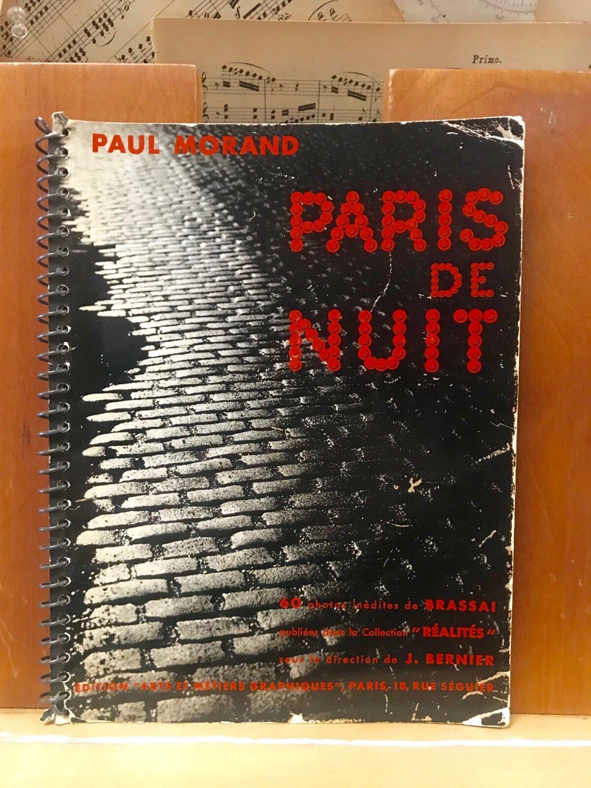 Brassai PARIS DE NUIT Paris by Night First Edition 1933