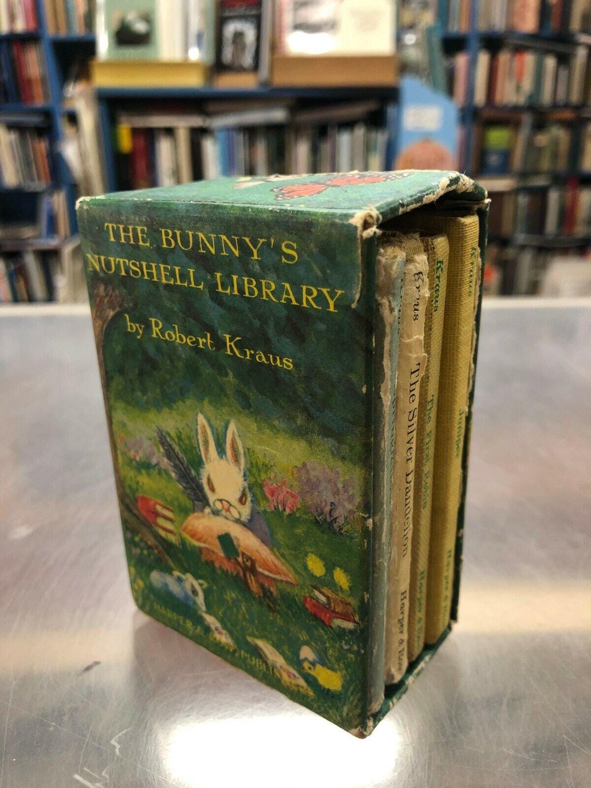 Bunny's Nutshell Library by Robert Kraus (1965, Hardcover) First