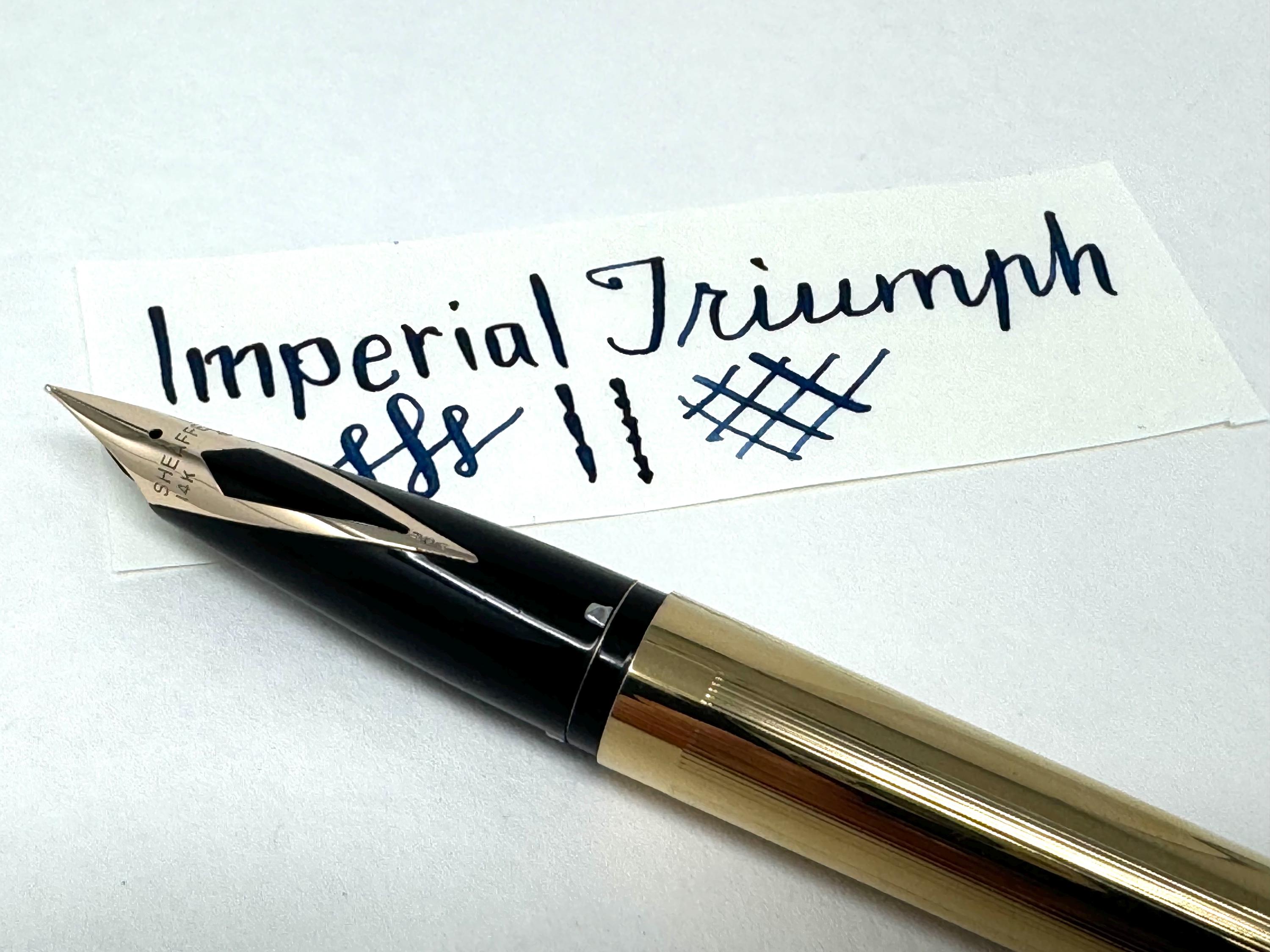 Sheaffer Imperial Triumph Touchdown Gold-filled Fountain Pen