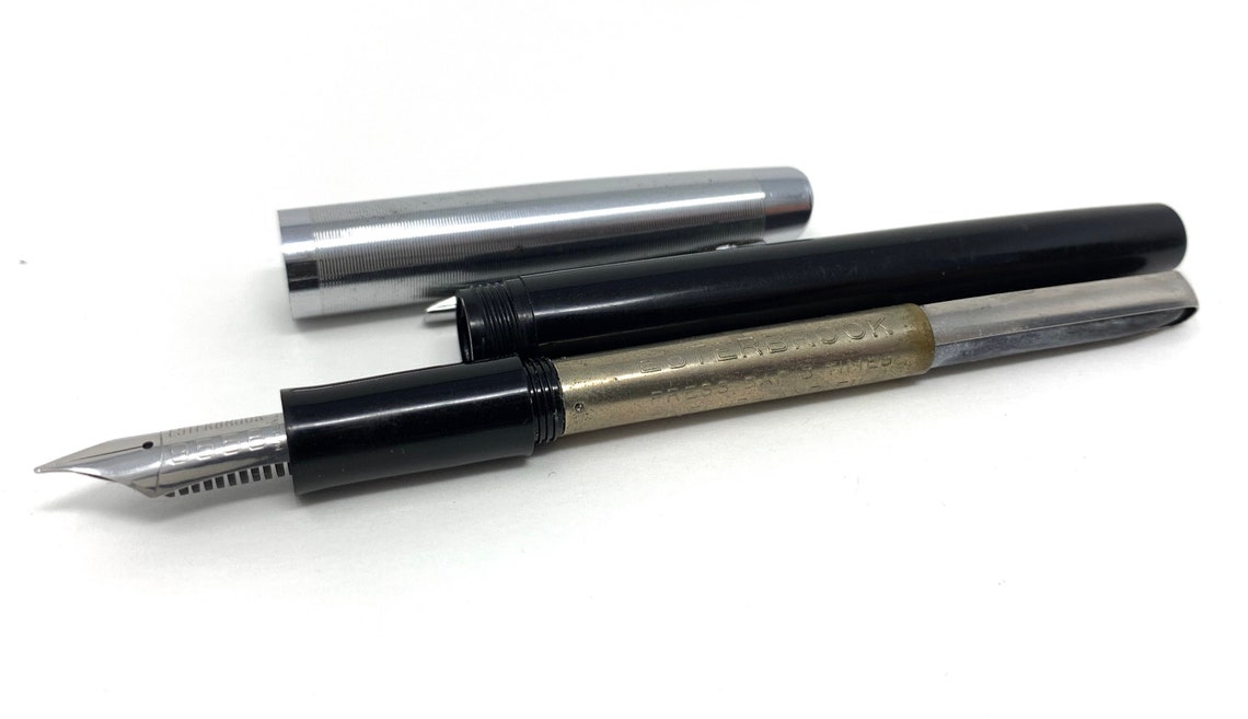 Esterbrook Black M2 Restored Vintage Fountain Pen. Produced Etsy