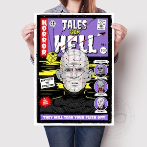 Hellraiser Comic Style Film Poster