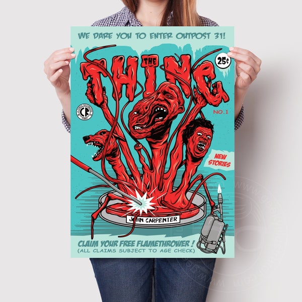 The Thing Retro Poster zum Film