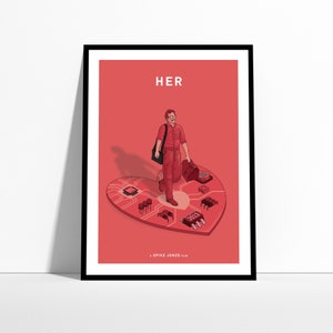 Her Film Inspired Wall Art Print available in 3 sizes