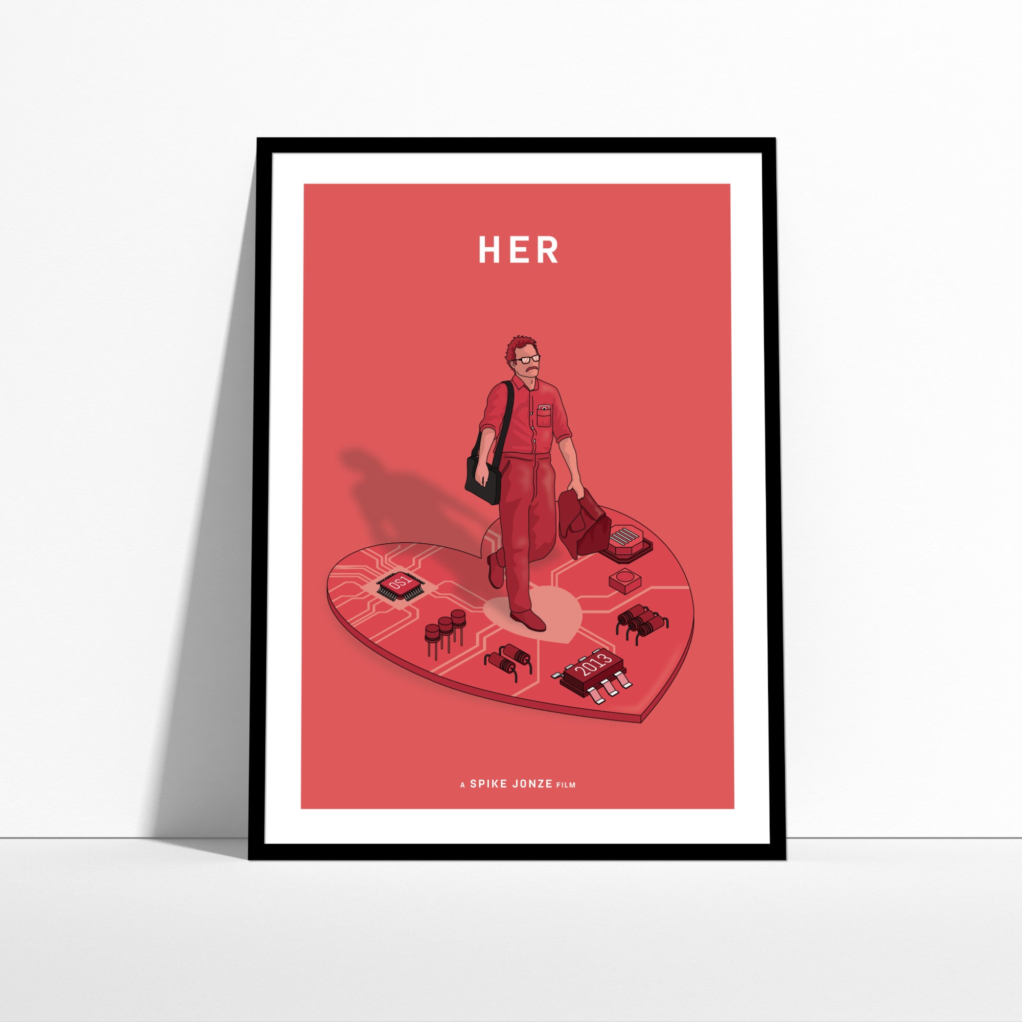 Her Film Inspired Wall Art Print Available in 3 Sizes Etsy UK