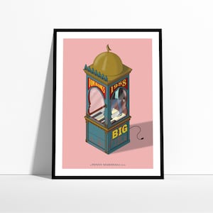 Big Minimalist Film Poster Illustration Available In 3 Sizes