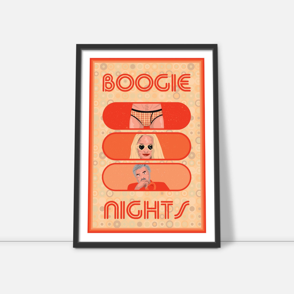Boogie Nights Movie Poster: Minimalist Film Illustration