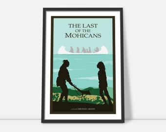 The Last of the Mohicans movie poster art print