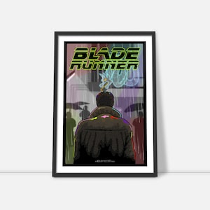 Blade Runner Alternative Movie Poster: Minimalist Film Print