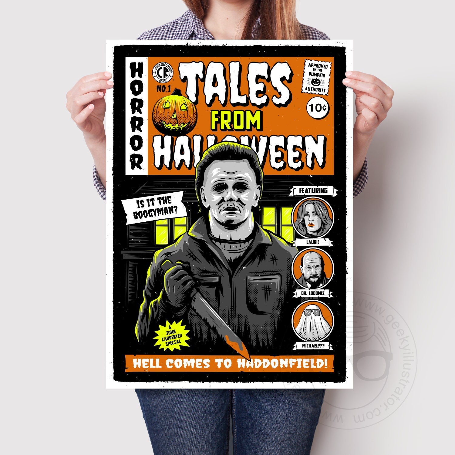 Tales From Halloween Comic Style Print - Etsy