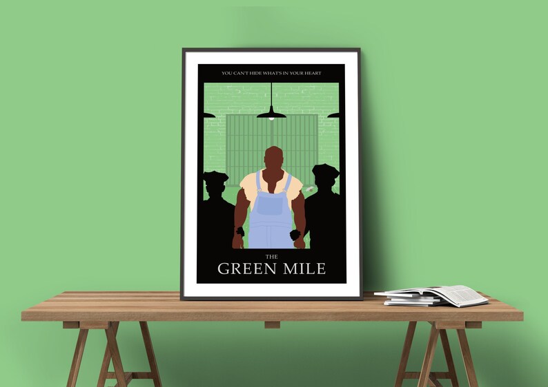 The Green Mile Movie Poster Minimalist Poster Movie Print Etsy
