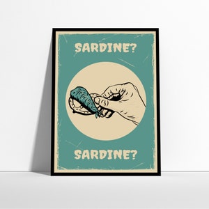 The Burbs Sardine Minimalist Film Poster Print