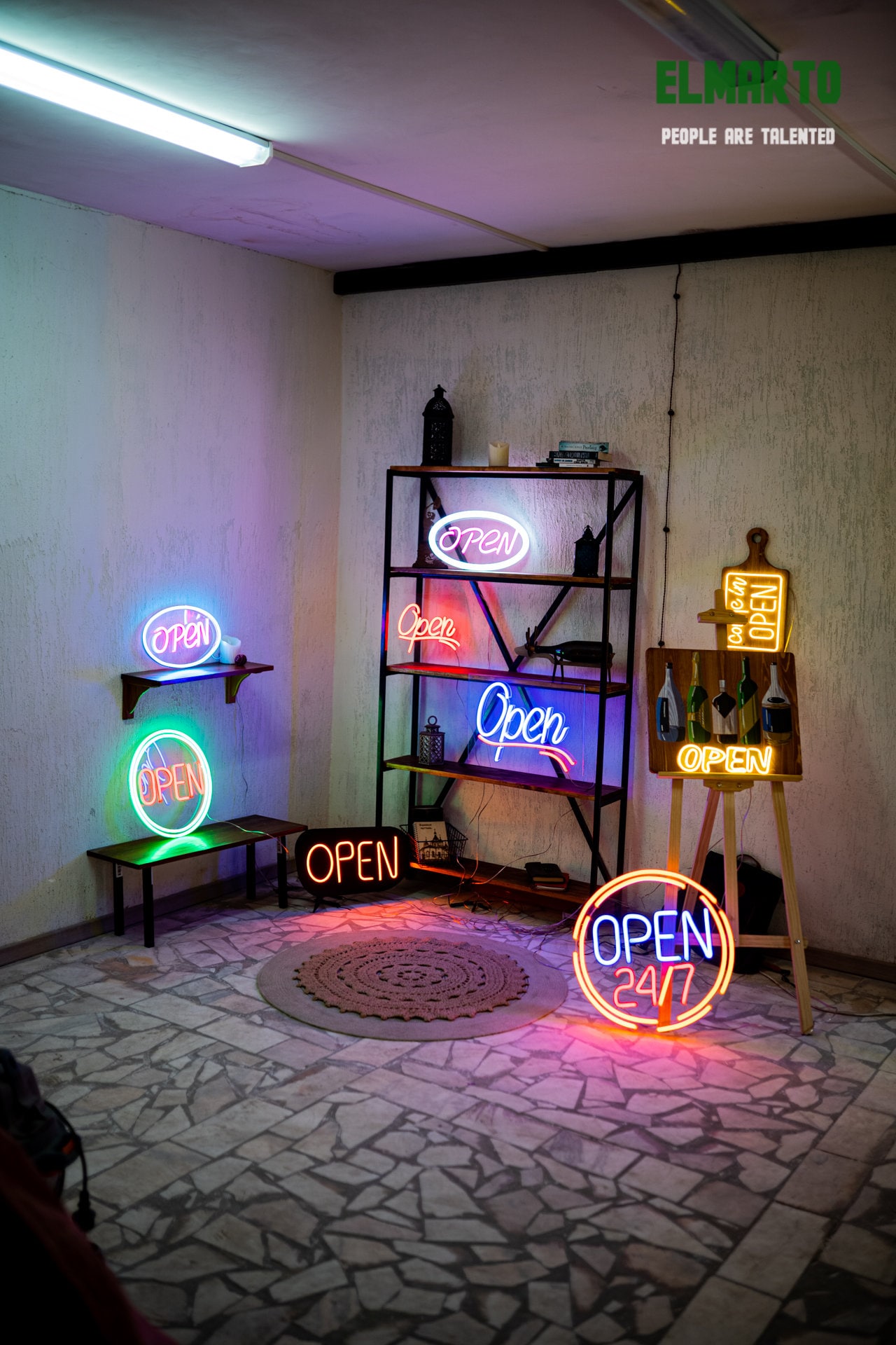 Open 24/7 Neon Sign Open Neon Sign Shop Neon Sign Custom Etsy